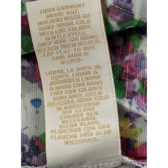 Hope & Harlow Floral Print Square Neck Long Sleeve Blouse Top L‎ - Picture 7 of 9